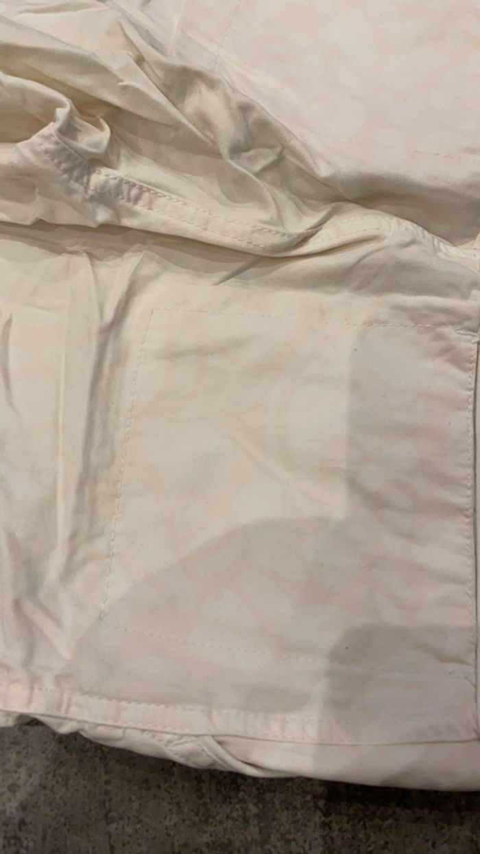 Pantacourt blanc et rose pâle - photo numéro 6