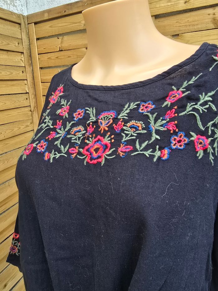 Tunique brodée 🍒Zara🍒 taille M - photo numéro 4