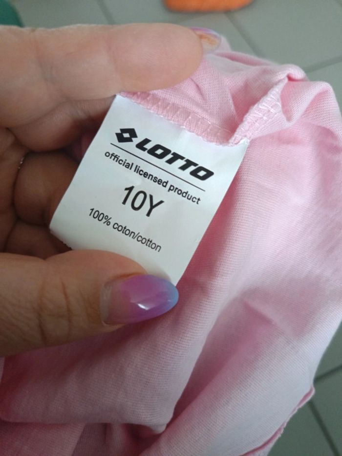 Tee shirt 10 ans lotto fille - photo numéro 3