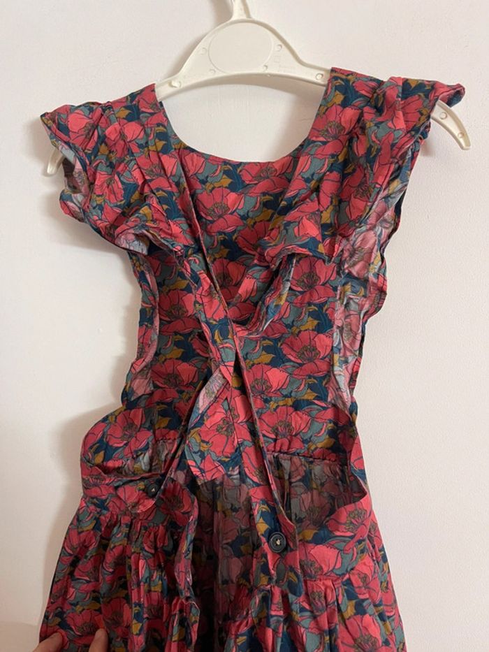 Robe tablier liberty the Family raisin - photo numéro 3