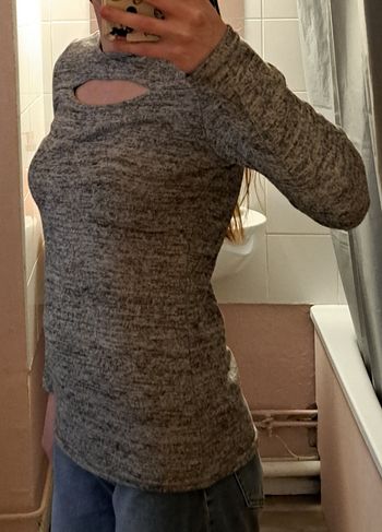 T-Shirt longues manches gris