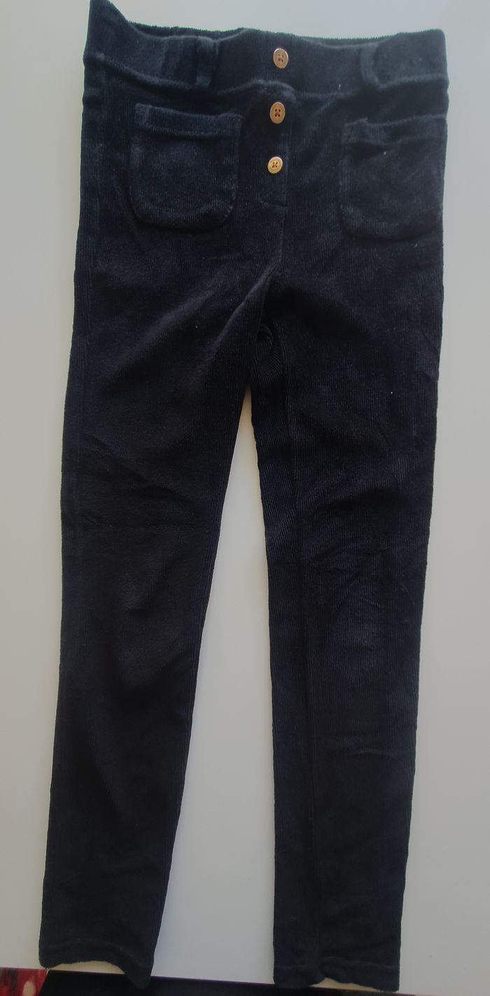 Jegging en velours noir Orchestra 10 ans