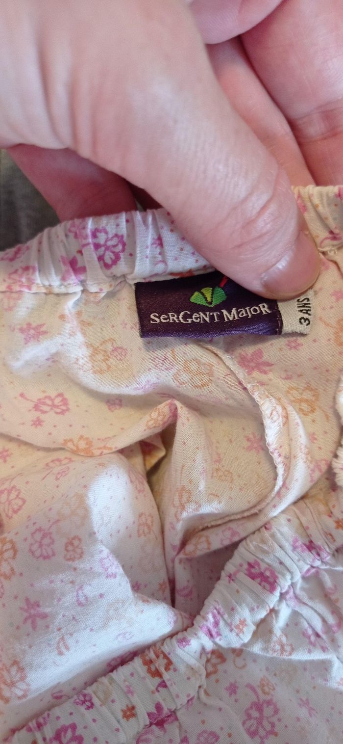 Pantalon fluide fleurie sergent major en 3 ans - photo numéro 3