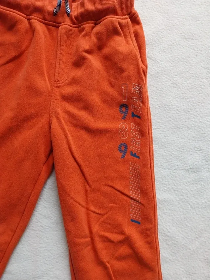 Bas jogging leger orange/brique T12A - photo numéro 4