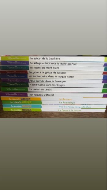 Lot de livres