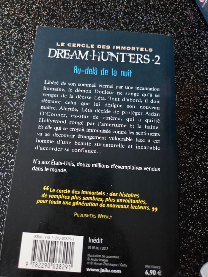 Livre de poche dream hunters tome 2 - photo numéro 2