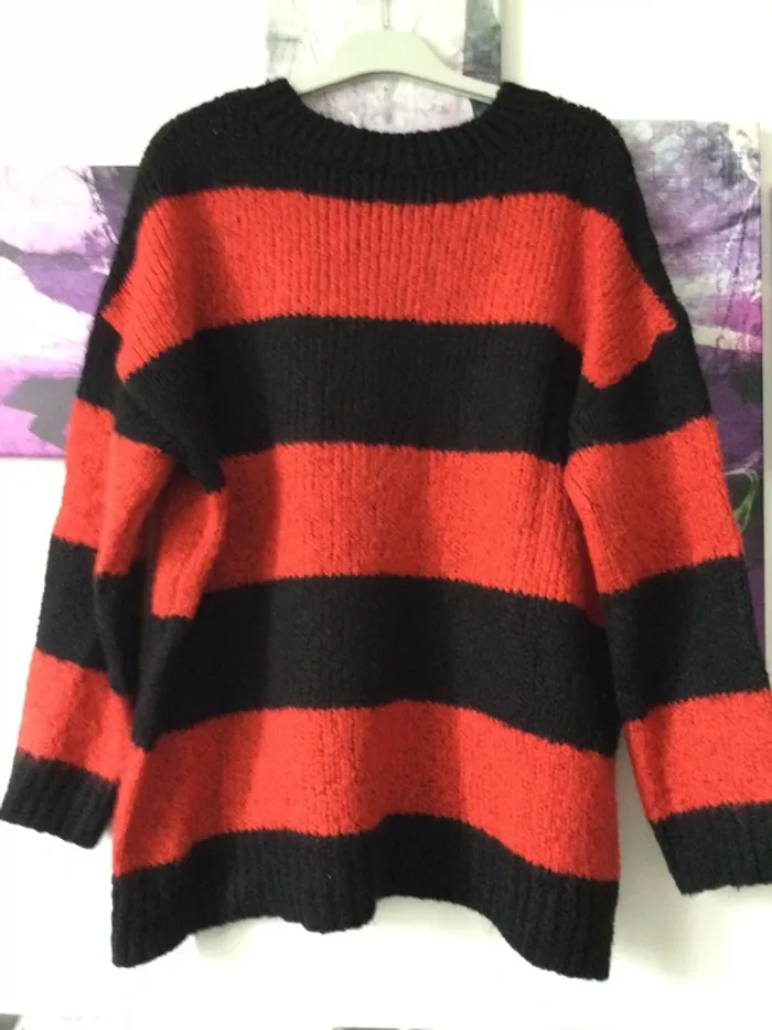 Pull rayé oversize Pimkie taille xs et plus - photo numéro 2
