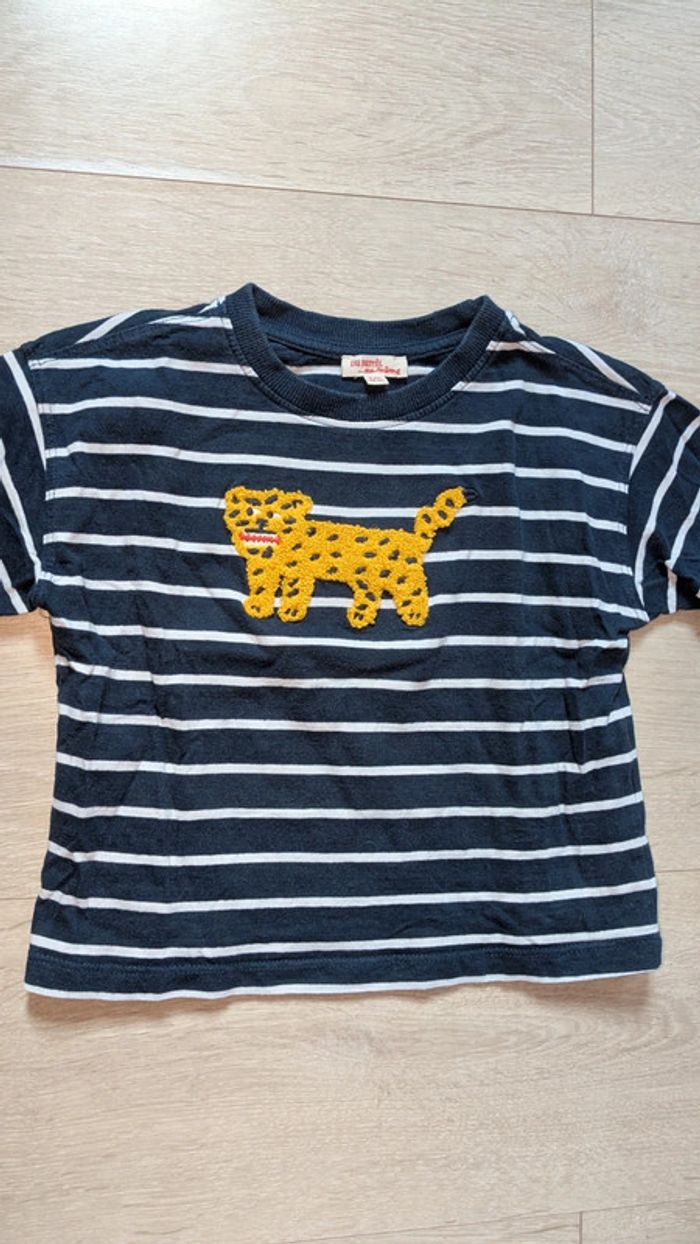 T shirt marinière garçon 3 ans - photo numéro 2