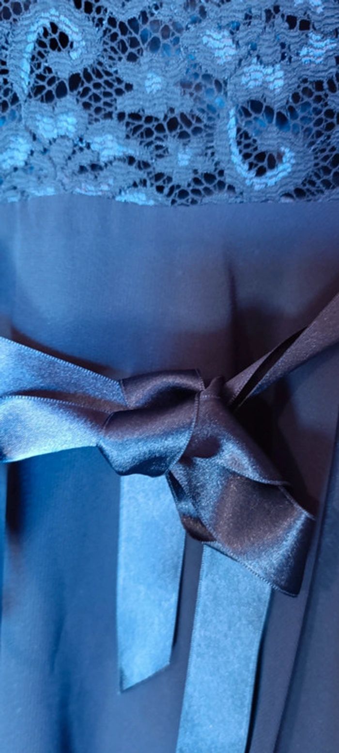 Robe bleue marine swing taille 40/L/12 - photo numéro 3