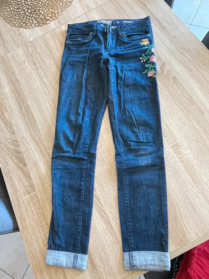 Jeans brodé