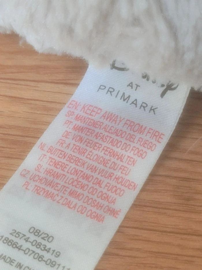 Peluche panpan Disney Primark assis - photo numéro 7