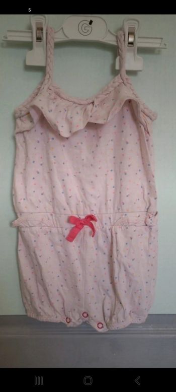 Combishort fille 18 mois