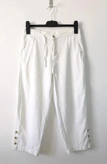 Pantacourt en lin et coton - Columbia - taille S