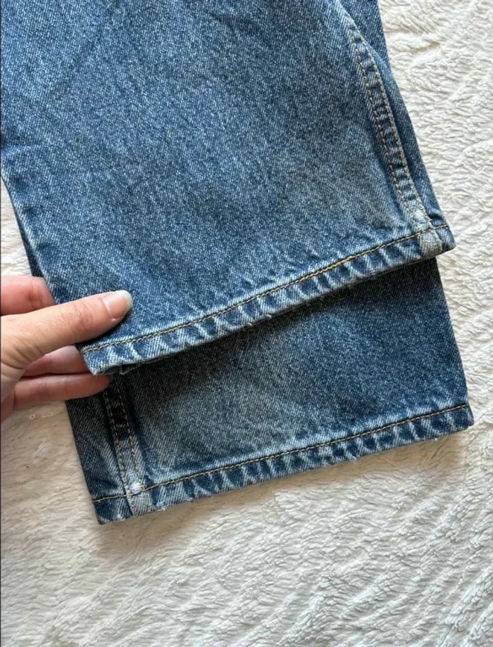 Jean Levi’s 550 femme Relaxed Fit Bleu stonewashed délavé Rare modèle US W27 L29 S/36 2000s - photo numéro 7