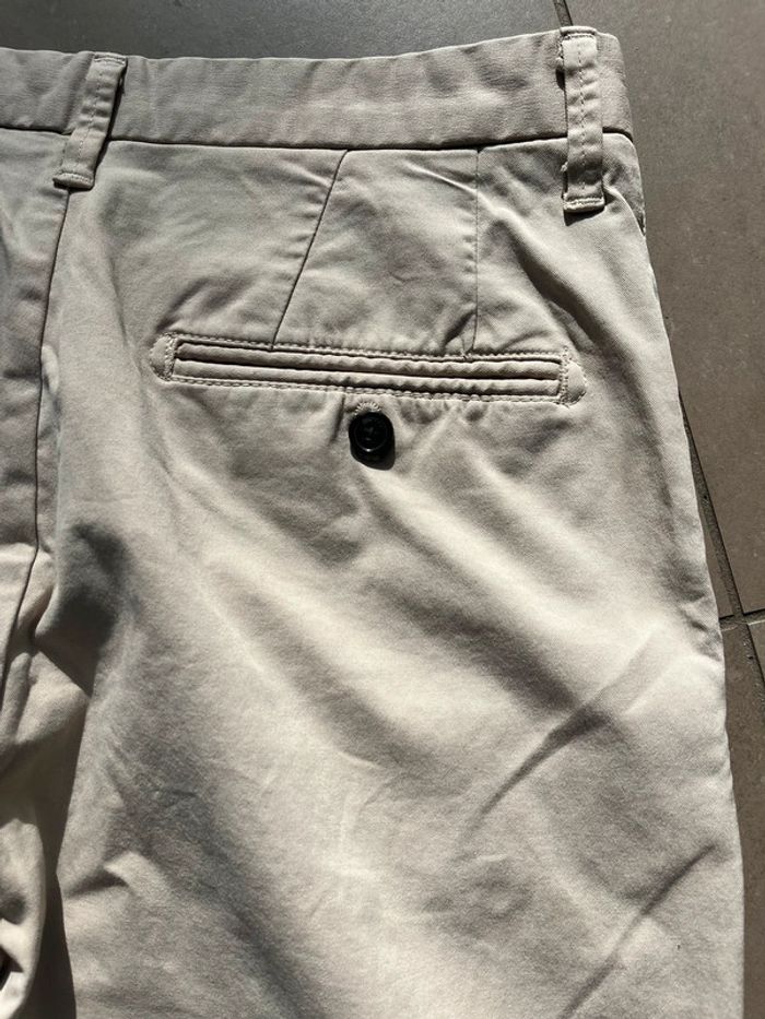 Pantalon chino beige Zara M - photo numéro 4
