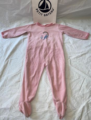 pyjama velour petit bateau 24 mois