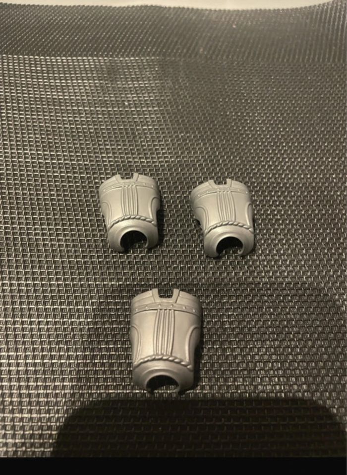 Playmobil lot 3 plastrons armures chevalier 3030 3123 3287 3891 4177 4441 5805 moyen âge - photo numéro 2