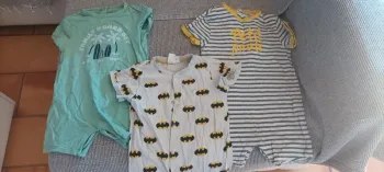 Lot de 3 combishort/ pyjama 3 ans