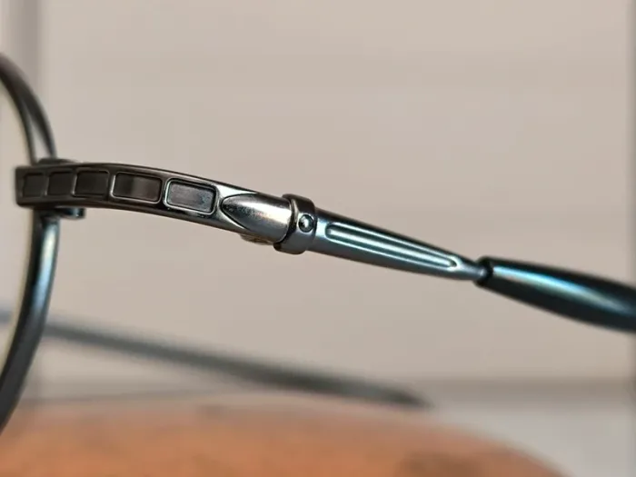 Jean-Paul Gaultier - Monture de lunettes de vue vintage - Gun metal / canon de fusil - photo numéro 6