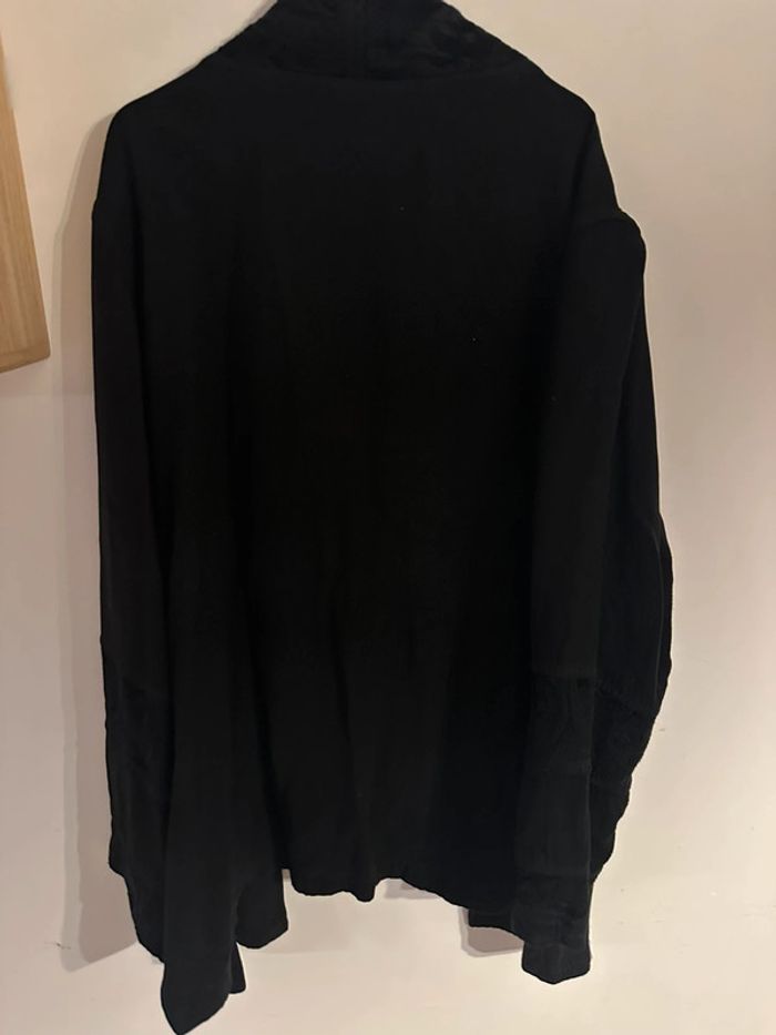 Manteau hétéroclite noir vintage - photo numéro 8