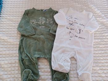 Lot de 2 pyjamas 3 mois