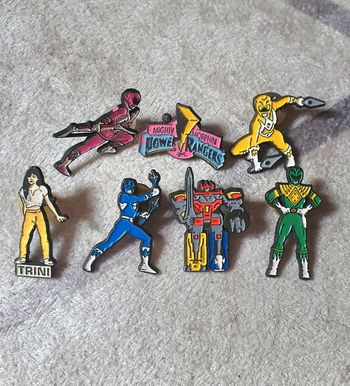 Lot de Pin's Power Rangers