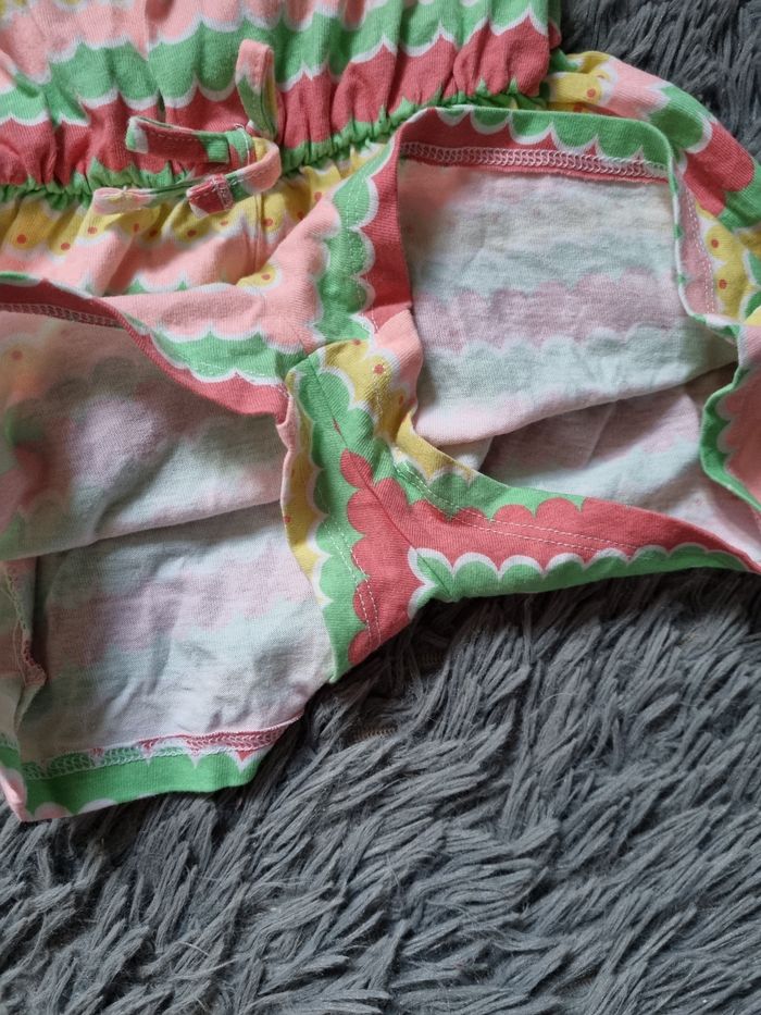 Combi-short à bretelles 2-3ans - photo numéro 5