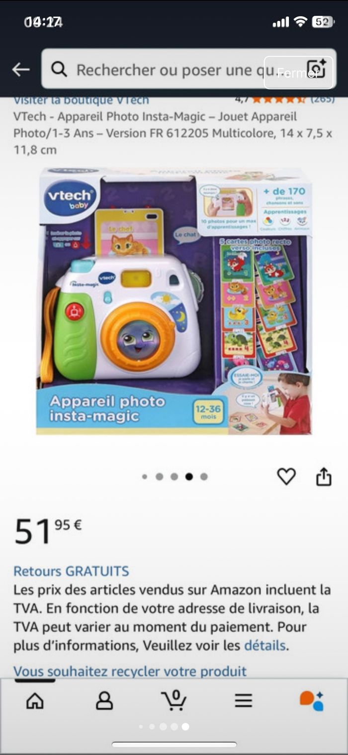 Appareil photo enfant - photo numéro 6