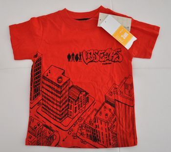 Tee shirt rouge enfant 3 ans Neuf