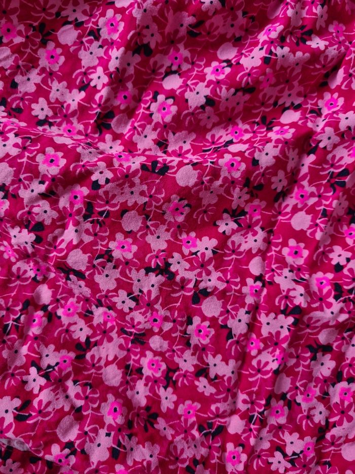 Robe mi saison rose et noire - 4 ans - photo numéro 8