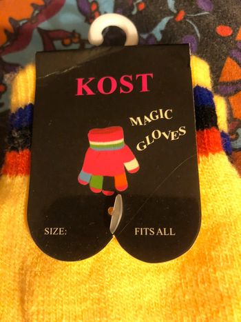 Gants enfants multicolores neufs