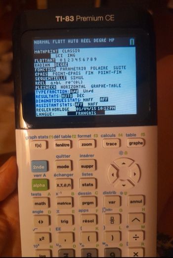 Texas instruments Ti-83 prenium CE