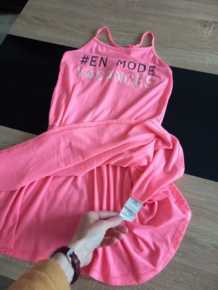 Robe rose d'été 10 ans - photo numéro 5