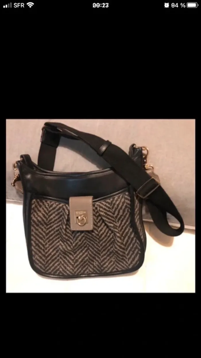 Sac bandoulière noir