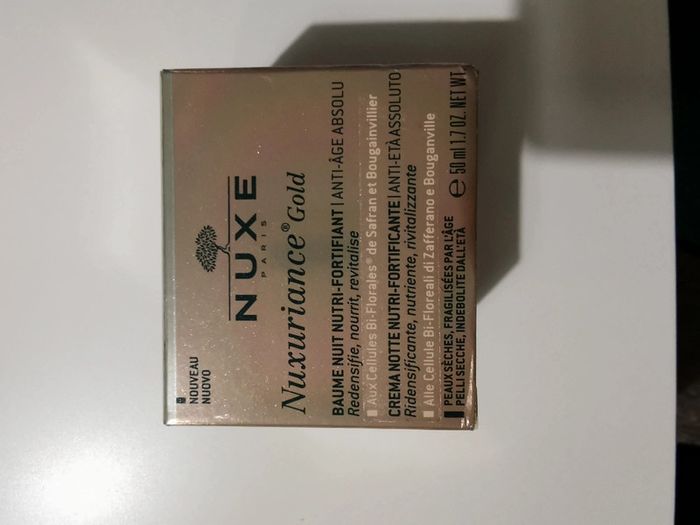 Nuxuriance gold baume de nuit