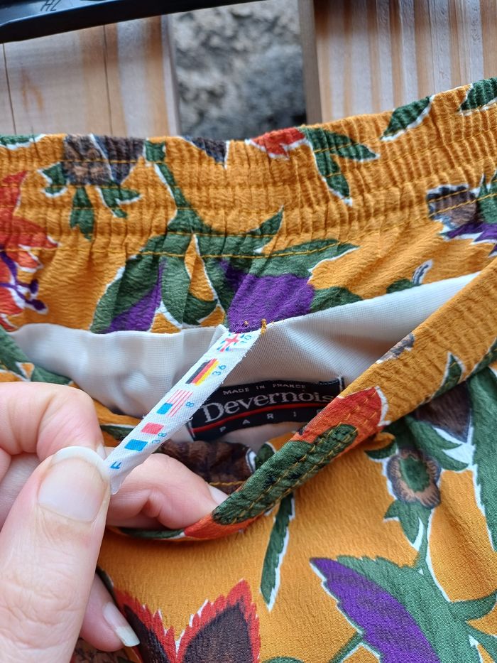 Jolie jupe longue vintage Devernois taille 38 - photo numéro 6