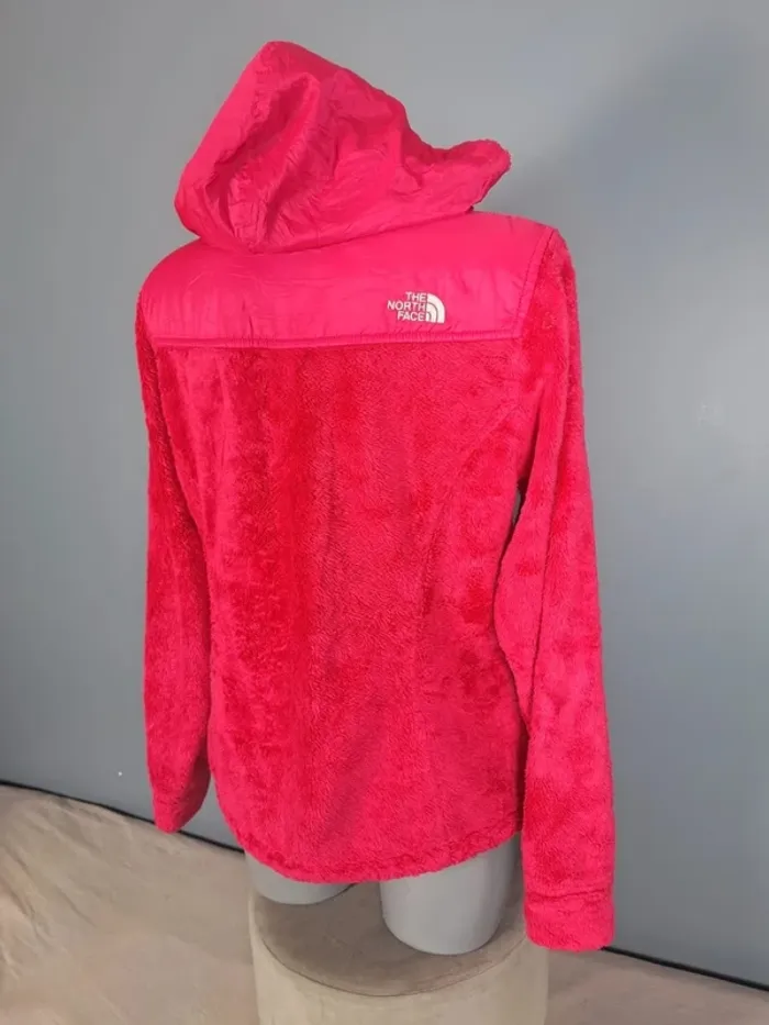 Veste polaire a capuche The North Face femme à capuche – Rose fuchsia – Taille M (610) - photo numéro 9