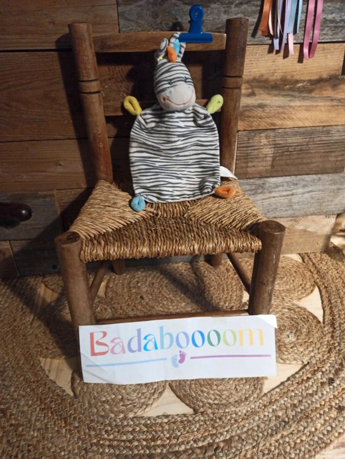 Doudou zèbre Nicotoy be