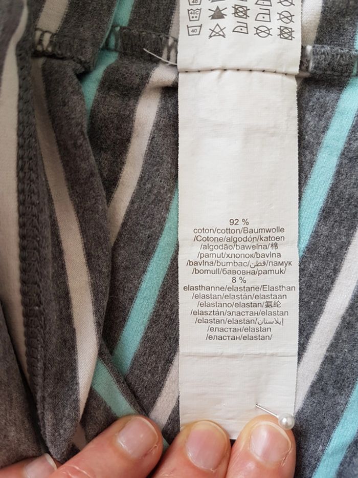 Débardeur à rayures avec brasserie intégrée - photo numéro 7