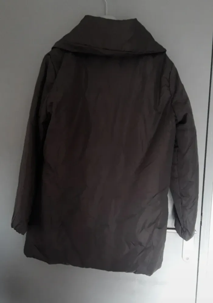 Parka mi- longue noire Anne de Lancay - Taille 42/44 - photo numéro 2