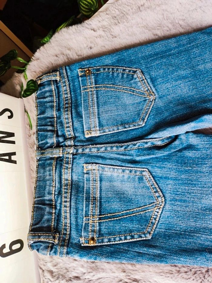 Jeans effet délavé 6 ans fille - photo numéro 7