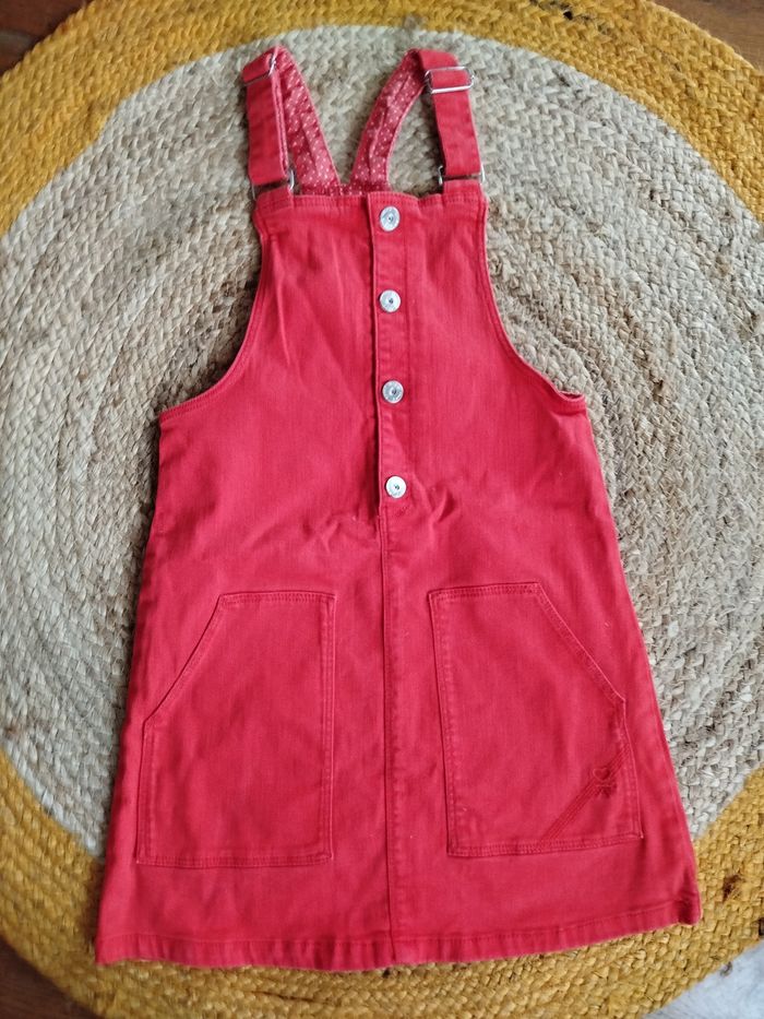 Robe en jean rouge 10 ans Okaïdi neuve