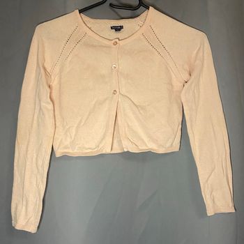 Boléro rose pâle »Kiabi »manches longues 