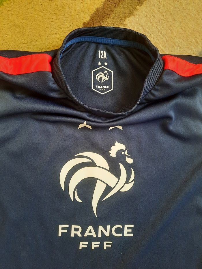 Maillot de foot équipe de France 10 ans - photo numéro 2