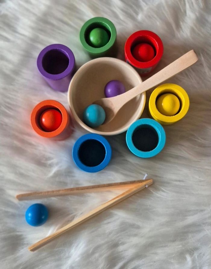 Jeu de trie en bois - photo numéro 2