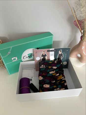 Craftine Box Hiver Chic : Robe Marjolaine et Blouse Mauve