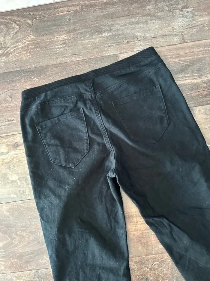 Pantalon toile taille élastique - photo numéro 7