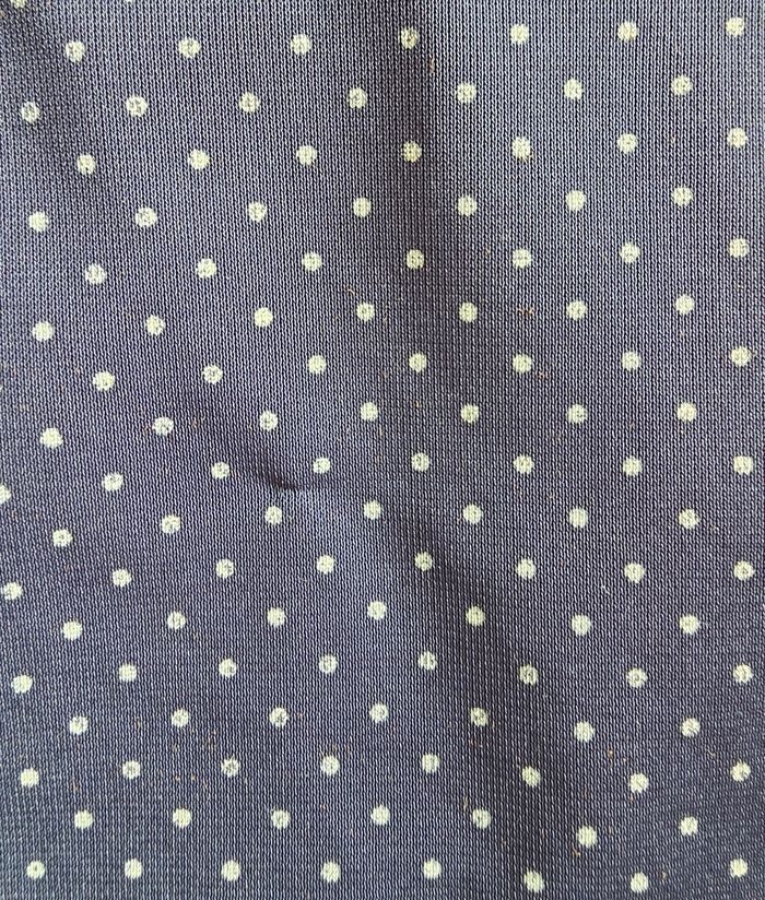 PHARD Robe Patineuse Polyester Bleu Marine à Pois Taille S - photo numéro 9