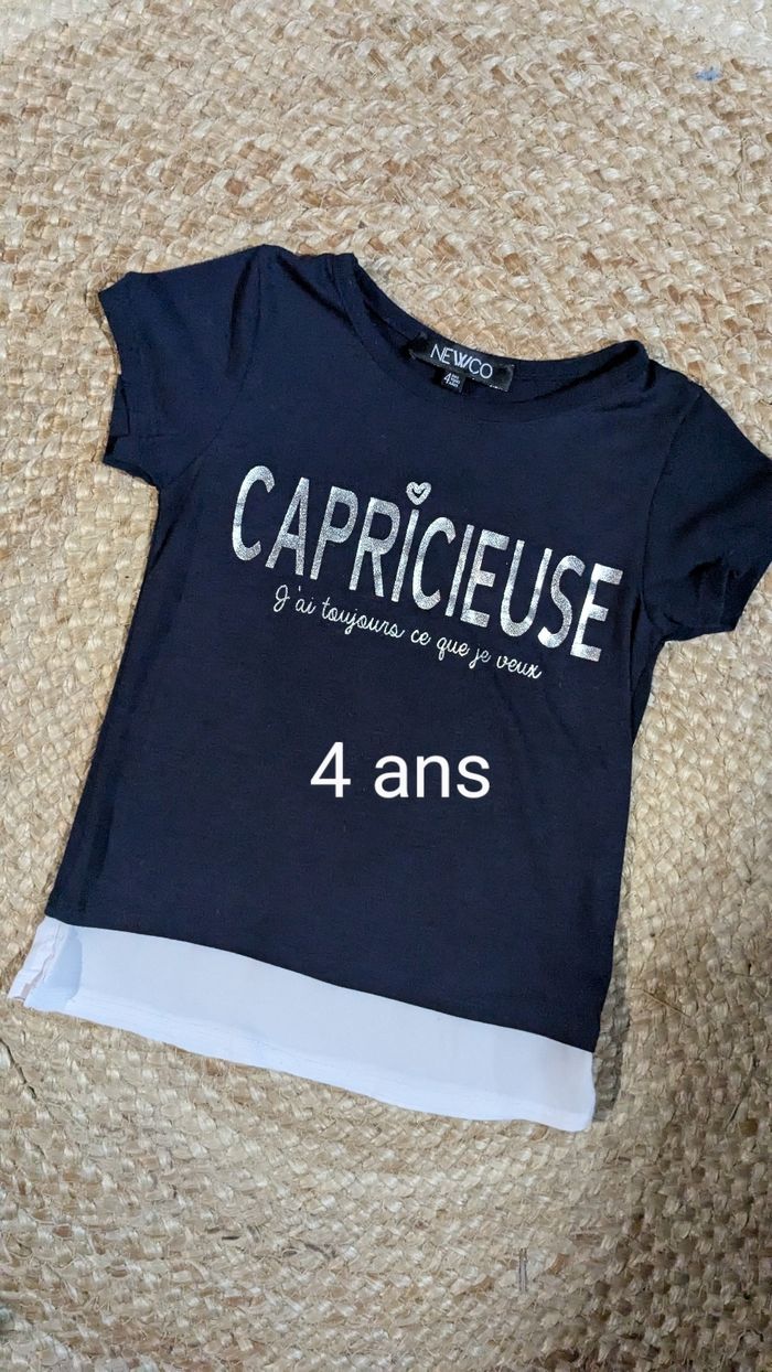 Tee shirt manches courtes - 4 ans