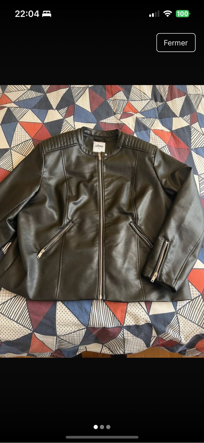 Veste cuir